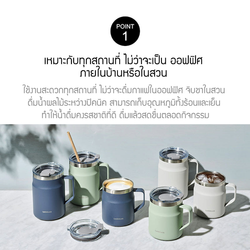 LocknLock Metro Mug 475 ml. รุ่น LHC4219 detail 2