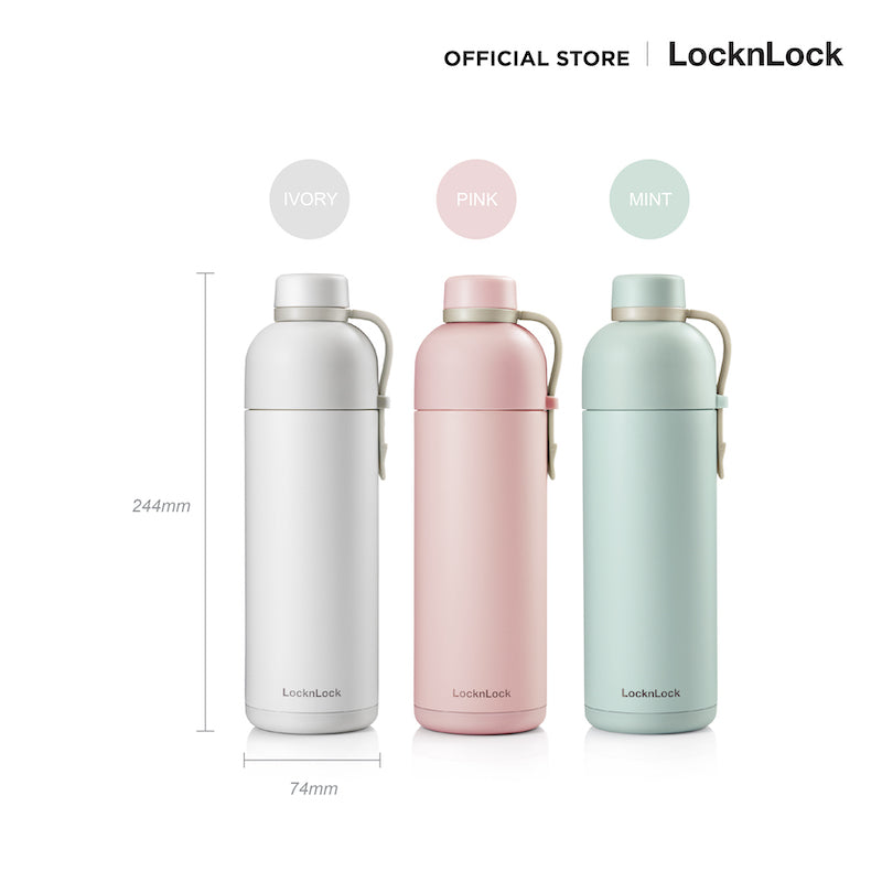 LocknLock กระบอกน้ำเก็บอุณหภูมิ Belt Bottle ความจุ 490 ml. รุ่น LHC4267