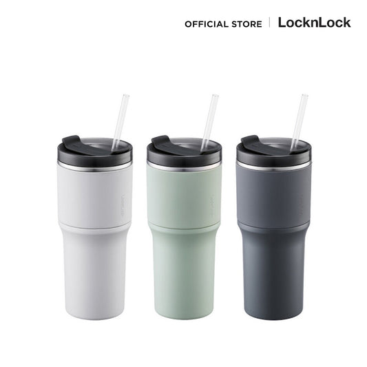 แก้วน้ำเก็บอุณหภูมิ LocknLock Metro Drive Tumbler LHC4277S group shot