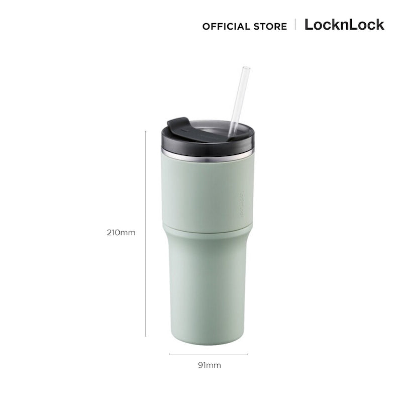 แก้วน้ำเก็บอุณหภูมิ LocknLock Metro Drive Tumbler LHC4277S detail