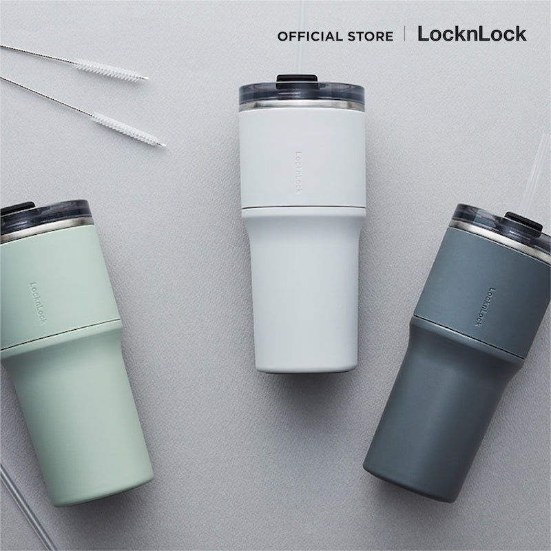 แก้วน้ำเก็บอุณหภูมิ LocknLock Metro Drive Tumbler LHC4277S group shot 2