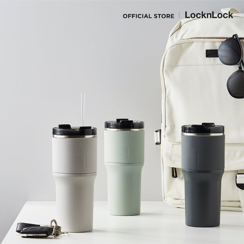 แก้วน้ำเก็บอุณหภูมิ LocknLock Metro Drive Tumbler LHC4277S group shot 3