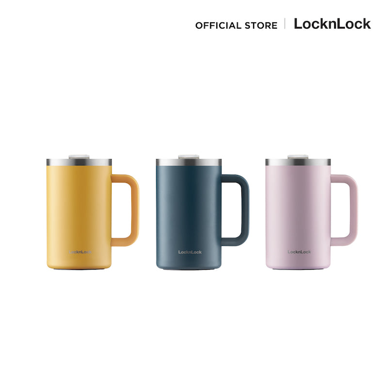 LocknLock แก้วน้ำเก็บอุณหภูมิ V Project Flat Table Mug 730 ml. - LHC4320