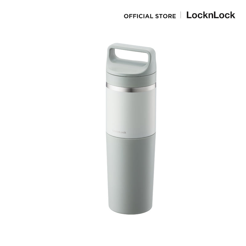LocknLock กระบอกน้ำเก็บอุณหภูมิ SLO 2 IN 1 Handle Tumbler 1000 ml. (1 L.) - LHC4332