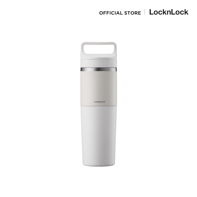 LocknLock กระบอกน้ำเก็บอุณหภูมิ SLO 2 IN 1 Handle Tumbler 1000 ml. (1 L.) - LHC4332