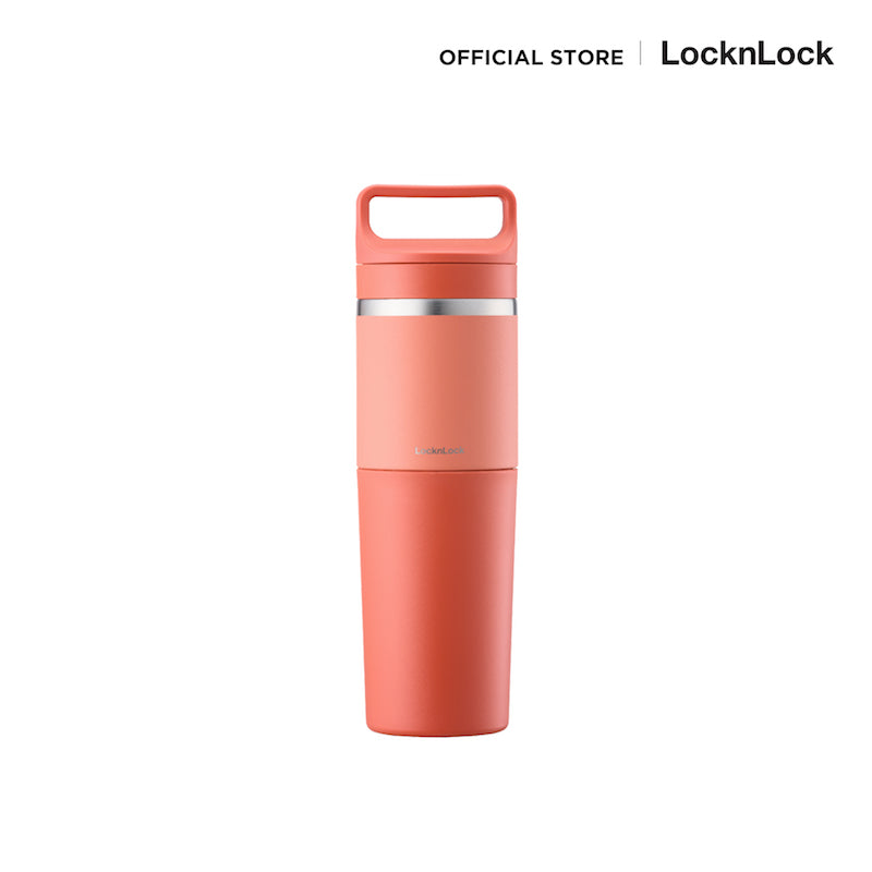 LocknLock กระบอกน้ำเก็บอุณหภูมิ SLO 2 IN 1 Handle Tumbler 1000 ml. (1 L.) - LHC4332