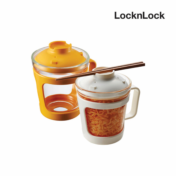 LocknLock ถ้วยต้มบะหมี่กึ่งสำเร็จรูป Easy Cooking Glassware 550 ml ...