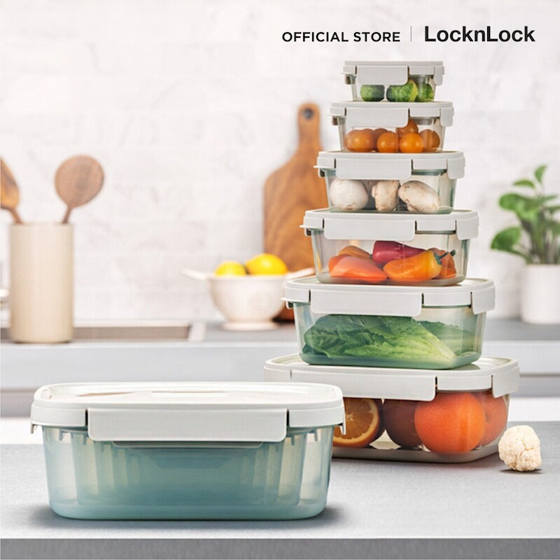 กล่องใส่อาหาร LocknLock Chak Chak Container 500 ml. 3 Pcs. รุ่น ...