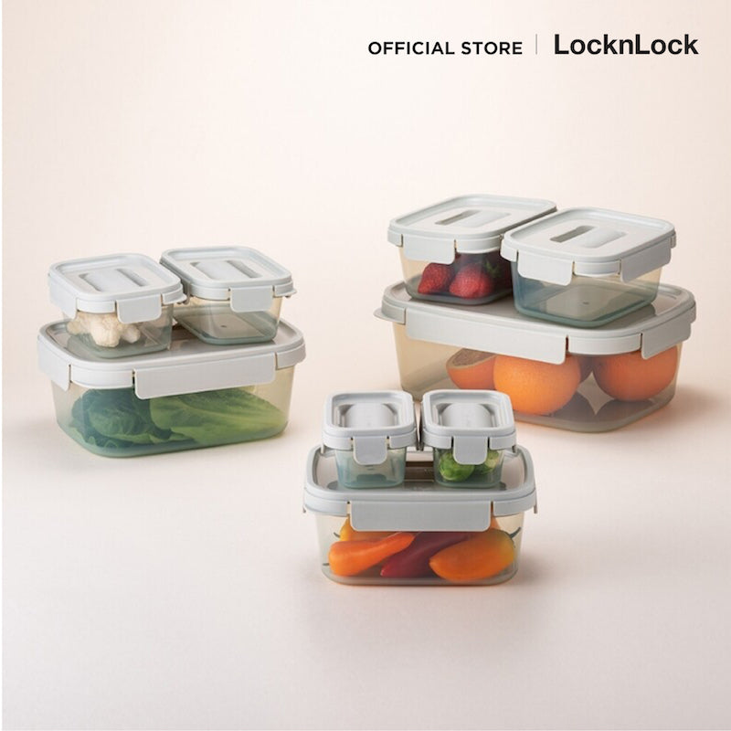 LocknLock เซตกล่องถนอมอาหาร Chak Chak Container 920 ml. 3 ชิ้น - LTN330S3