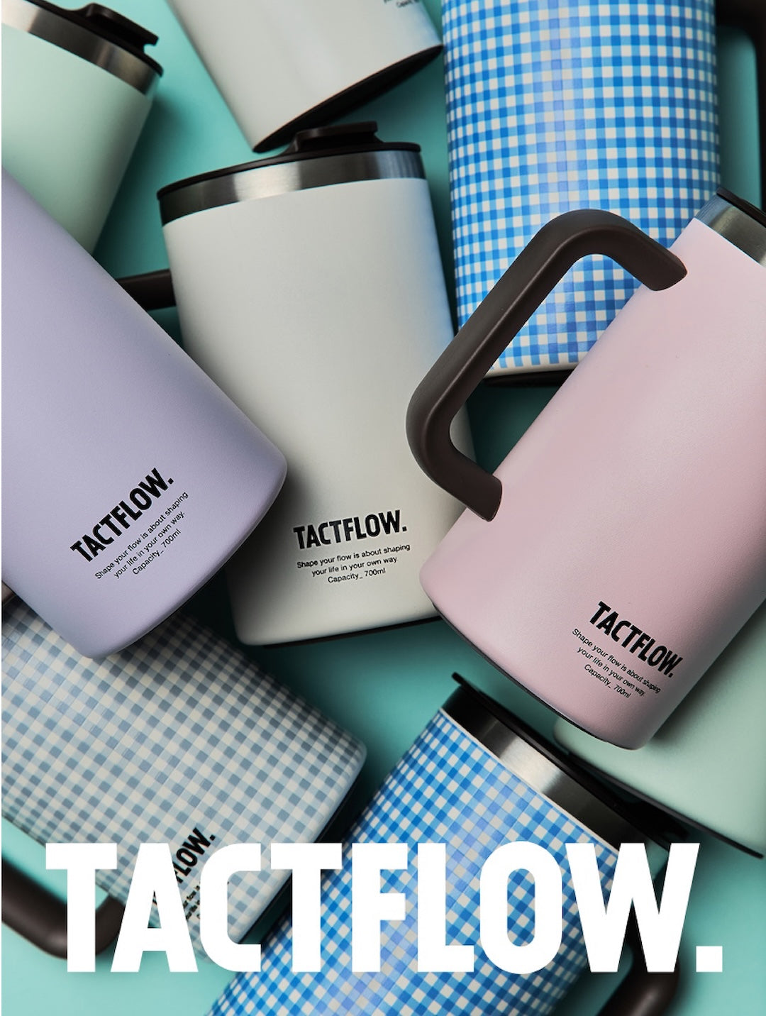 TACTFLOW แก้วน้ำเก็บอุณหภูมิ Mug Tumbler 700ml. รุุ่น TFB201 - TFB206