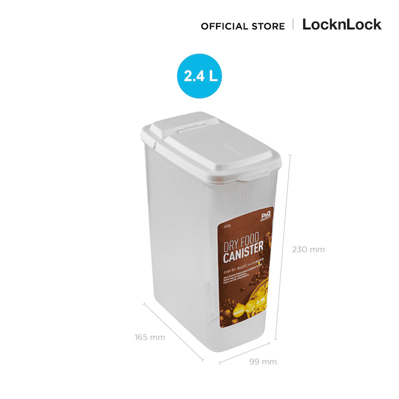 LocknLock กล่องเก็บอาหารแห้ง ความจุ 2.4 L. รุ่น P-1737