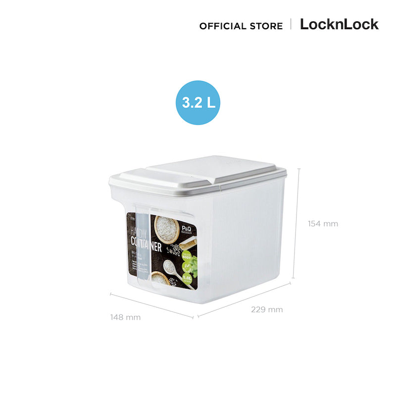 LocknLock กล่องเก็บอาหารแห้ง ความจุ 3.2 L. รุ่น P-1738