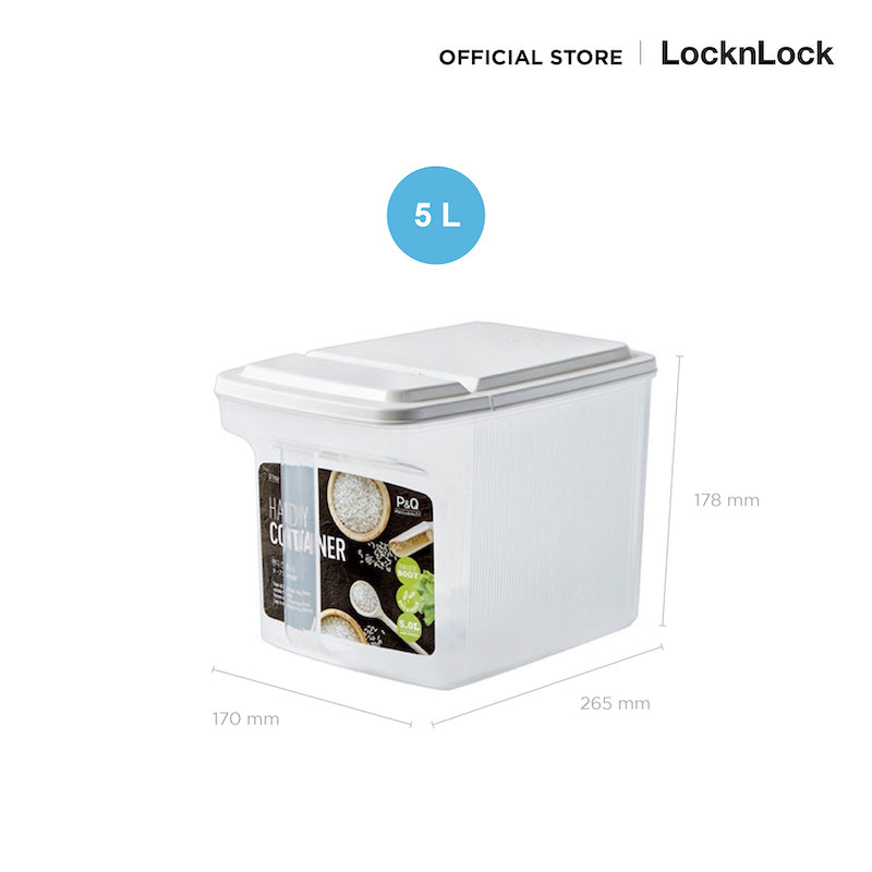 LocknLock กล่องใส่อาหารขนาดใหญ่ Food canister 5 ลิตร รุ่น P-1739