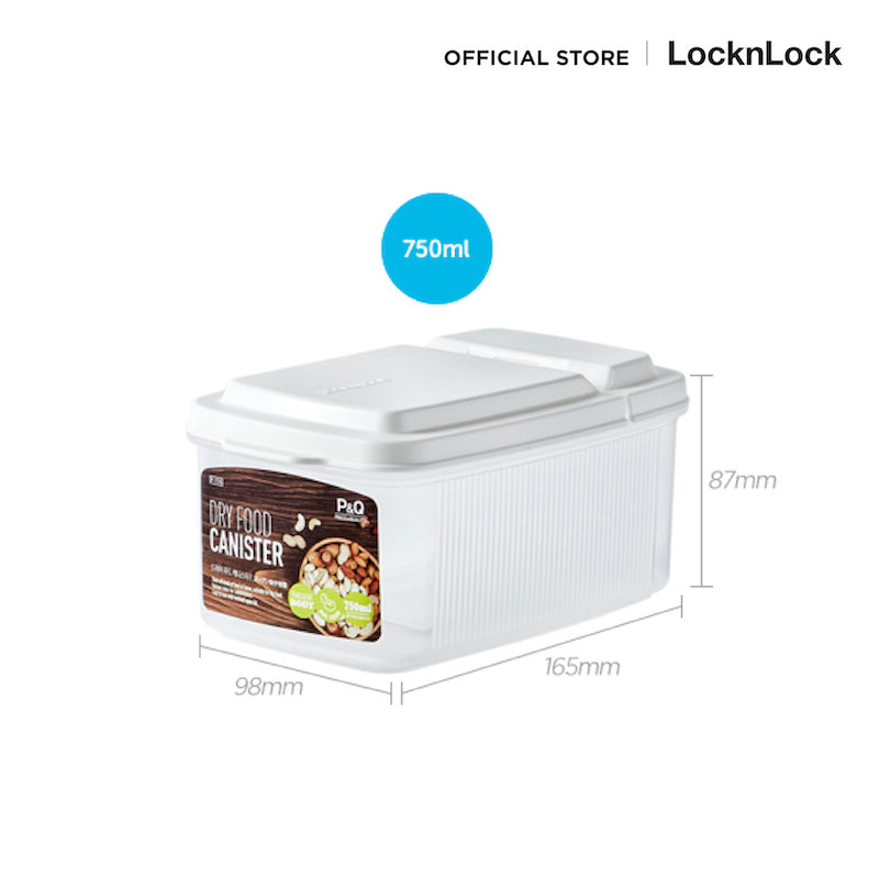 LocknLock กล่องเก็บอาหารแห้ง ความจุ 750 ml. รุ่น P-1735