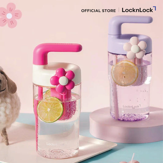 LocknLock แก้วน้ำพลาสติก 2 ชั้น พร้อมที่กรองชา Handy Infuser Bottle ความจุ 770ml. รุ่น ABF916