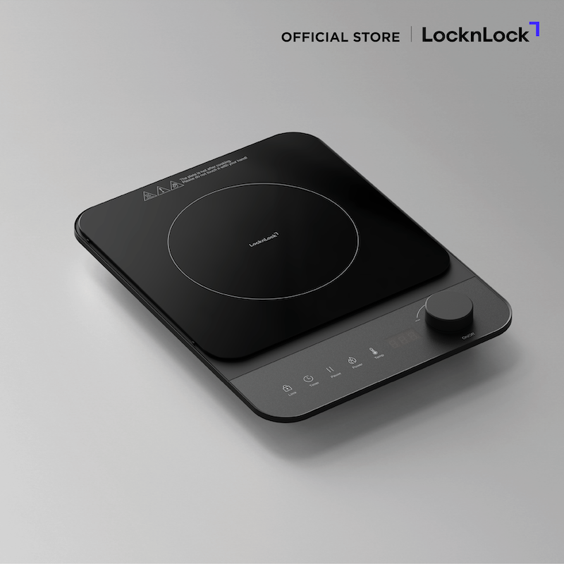 LocknLock เตาแม่เหล็กไฟฟ้าขนาดเล็ก Induction Cooker รุ่น EJI351BLK