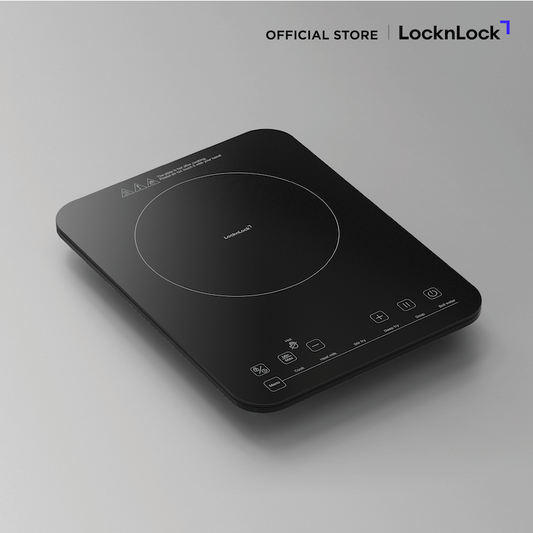 LocknLock เตาแม่เหล็กไฟฟ้า ระบบสัมผัส Easy Clean Induction Cooker รุ่น EJI352BLK
