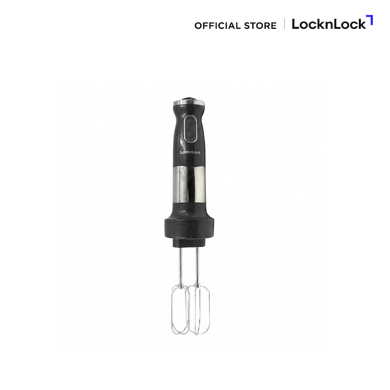 LocknLock เครื่องปั่นอเนกประสงค์ 12 ชิ้น Hand Blender 2 Speed รุ่น EJM556BLK
