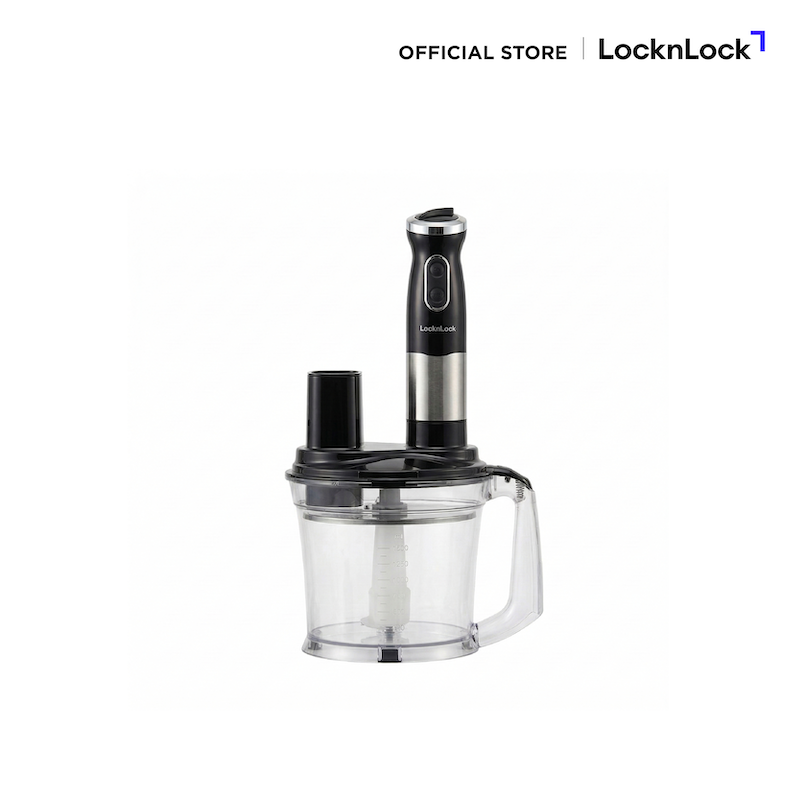 LocknLock เครื่องปั่นอเนกประสงค์ 12 ชิ้น Hand Blender 2 Speed รุ่น EJM556BLK