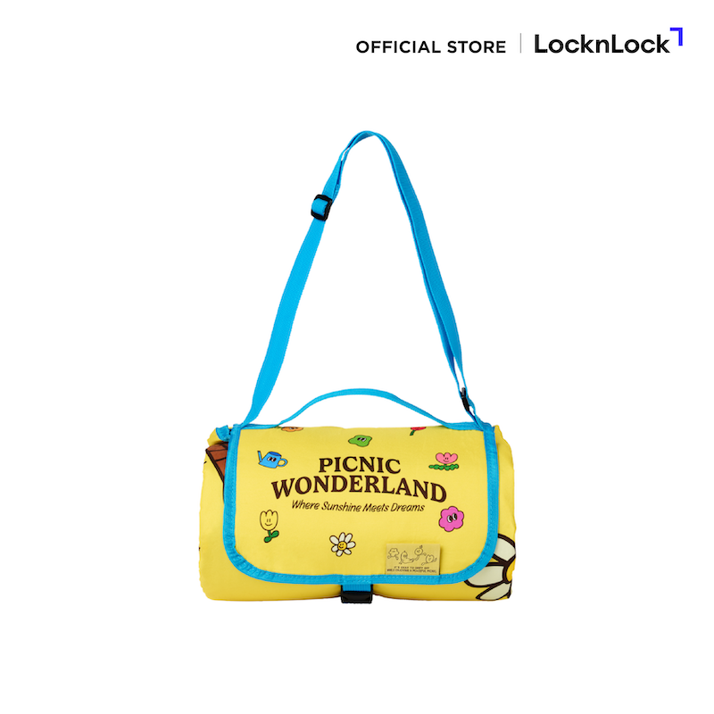 LocknLock เสื่อปิกนิก Balloon Friends  Picnic Mate รุ่น ETM110YEL_BF