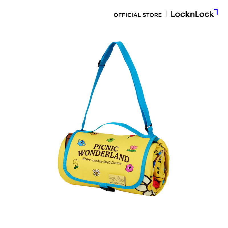 LocknLock เสื่อปิกนิก Balloon Friends  Picnic Mate รุ่น ETM110YEL_BF