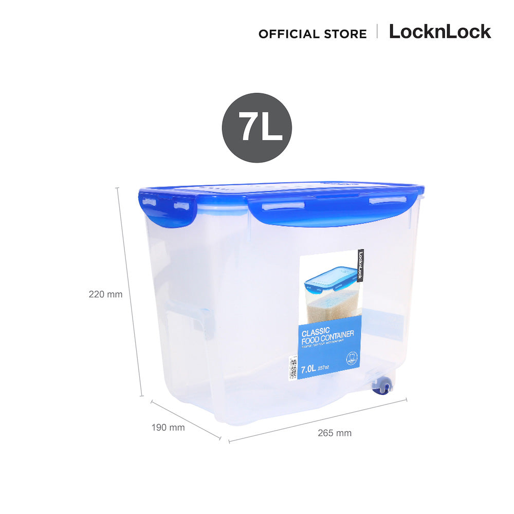 Locknlock Plastic Containers LocknLock CLASSIC FOOD CONTAINER กล่องถนอมอาหาร 7.0L - HPL500 ...