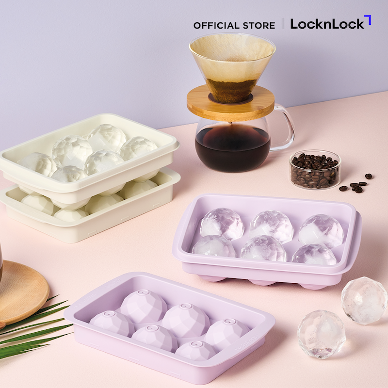 LocknLock แม่พิมพ์ทำน้ำแข็ง Ice Ball Maker Set รุ่น HPP267MIPS3