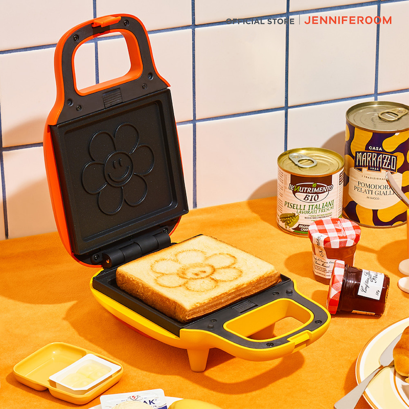 Jenniferoom x Wiggle Wiggle เครื่องทำแซนด์วิช รุ่น JRKTH-SM0601OG-B