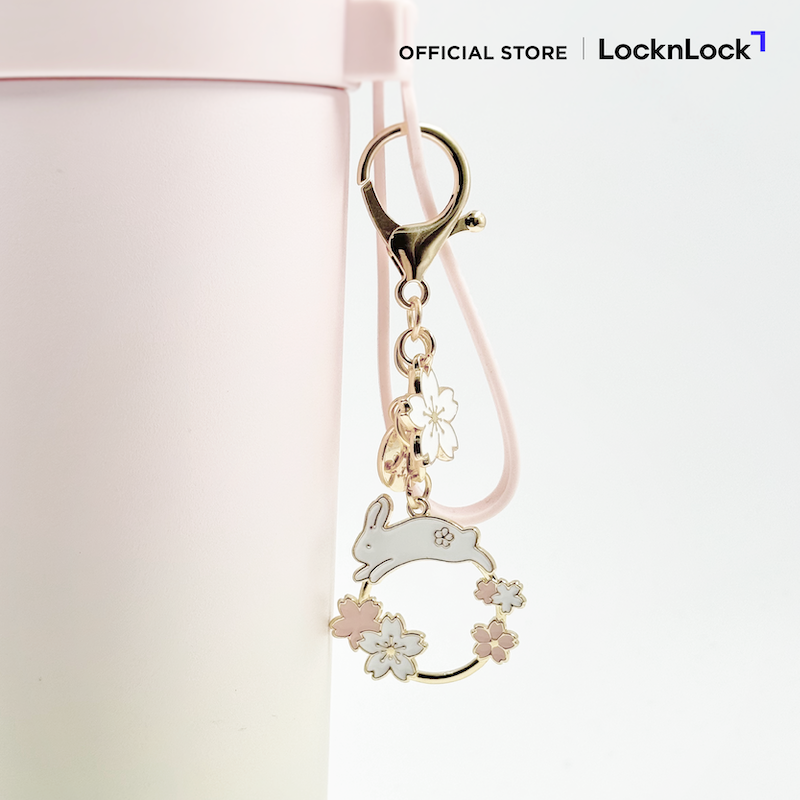 LocknLock ที่ห้อยแก้วน้ำ Spring Bunny รุ่น LAC015WHT