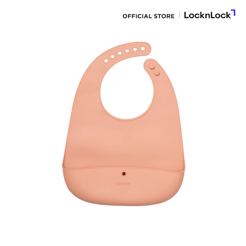 LocknLock ซิลิโคนกันเปื้อนสำหรับเด็ก Little LUV Silicone feeding BIB - LBB430