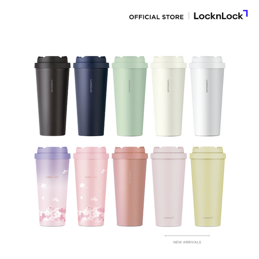 LocknLock แก้วน้ำเก็บอุณหภูมิ Energetic One Touch Tumbler 550 ml. - LHC3249