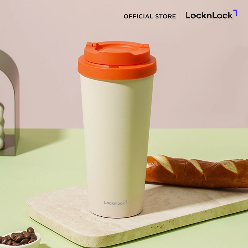 [จำหน่ายเฉพาะทางออนไลน์เท่านั้น!!] LocknLock แก้วน้ำเก็บอุณหภูมิ Energetic One Touch Tumbler ความจุ 550 ml. รุ่น LHC3249