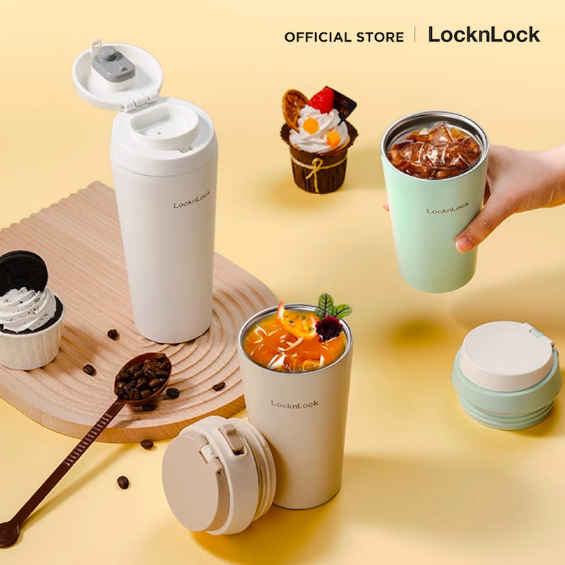 LocknLock แก้วเก็บอุณภูมิ Vacuum Insulated Coffee Bottle ความจุ 550 ml ...