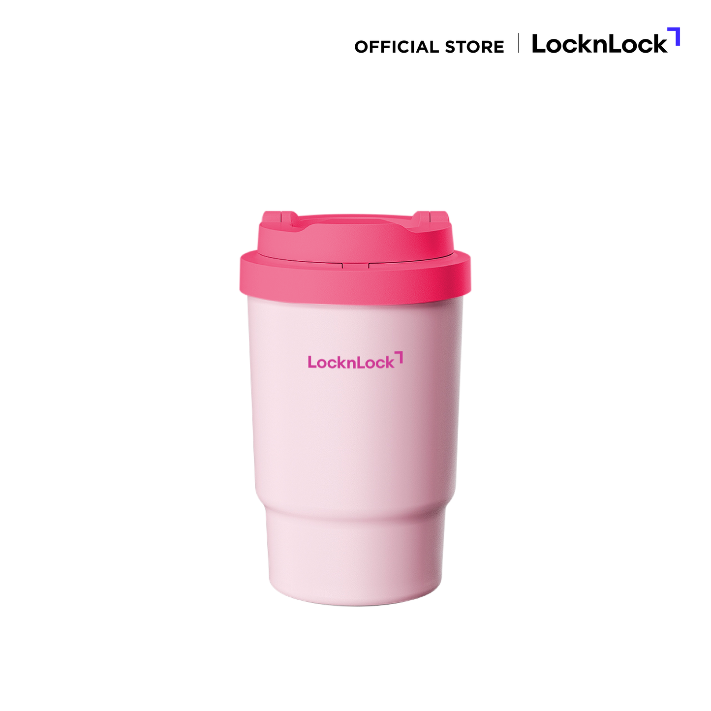LocknLock แก้วเก็บอุณหภูมิเคลือบเซรามิก Coffee Ceramic Tumbler ความจุ 400ml. รุ่น LHC3340