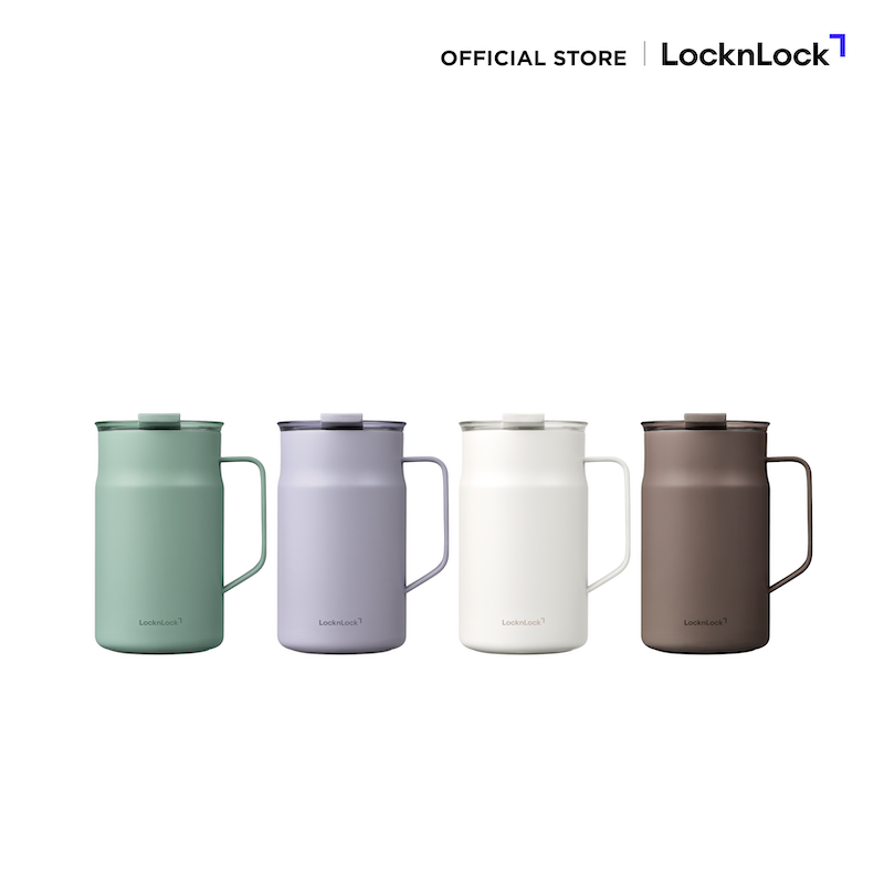 LocknLock แก้วน้ำเก็บอุณหภูมิ METRO CAFE CERAMIC MUG 600 ML. - LHC4282_C