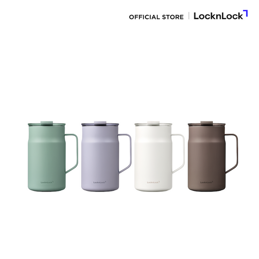 LocknLock แก้วน้ำเก็บอุณหภูมิ METRO CAFE CERAMIC MUG 600 ML. - LHC4282_C