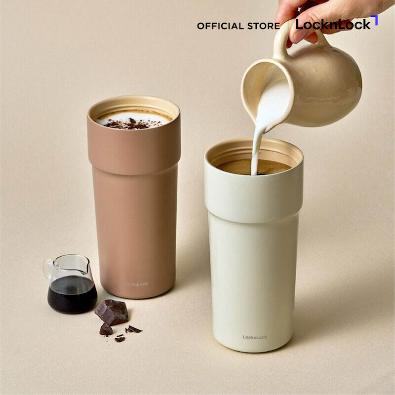 LocknLock Metro Cafe' Ceramic Tumbler Set รุ่น LHC4359S2-CNT