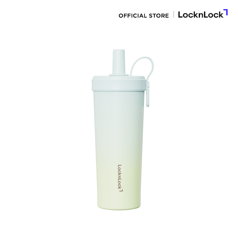 LocknLock แก้วชานมเคลือบเซรามิกเก็บอุณหภูมิ Ceramic Milk Tea Tumbler ความจุ 720ml. รุ่น LHC4369