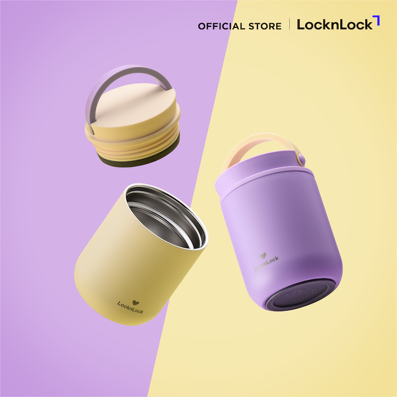 LocknLock กระติกใส่อาหารเก็บอุณหภูมิ Little LUV Food Jar 300ml. รุ่น LHC8045