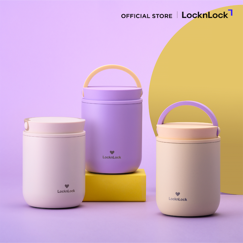 LocknLock กระติกใส่อาหารเก็บอุณหภูมิ Little LUV Food Jar 300ml. รุ่น LHC8045