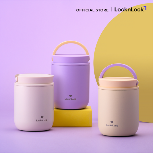 LocknLock กระติกใส่อาหารเก็บอุณหภูมิ Little LUV Food Jar 300ml. รุ่น LHC8045