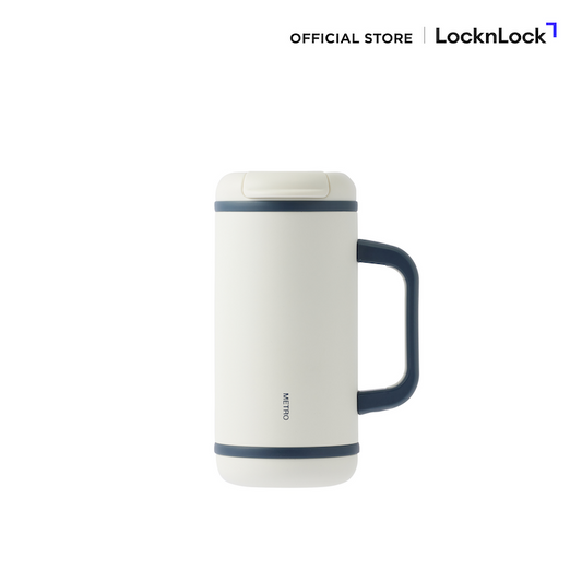 LocknLock แก้วน้ำเก็บอุณหภูมิ Metro Perfect Seal Mug Tumbler 550 ml. รุ่น LHC4406WHT
