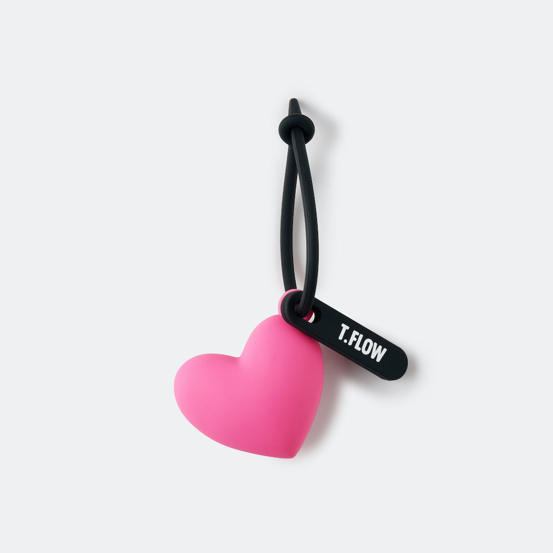 TACTFLOW พวงกุญแจซิลิโคน Silicone Keyring รุ่น HEART (TFC100)