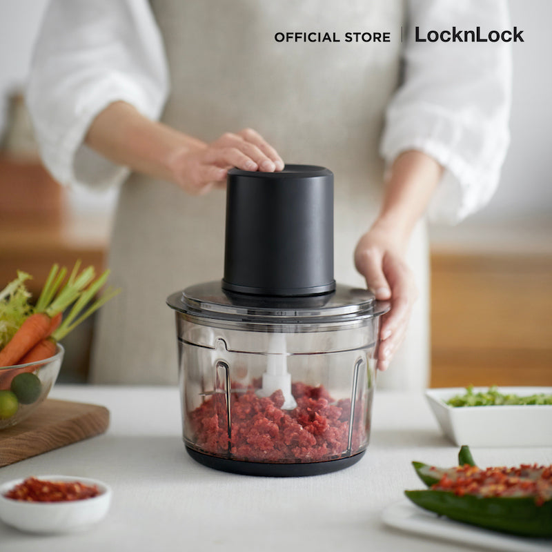 LocknLock เครื่องบดสับอเนกประสงค์ Meat Grinder ความจุ 2.2 L. - EJM196BLK