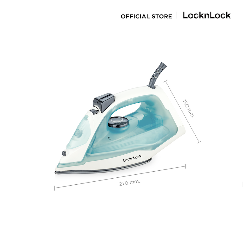 LocknLock เตารีดไอน้ำ Electric Steam Iron - ENI351LBLU