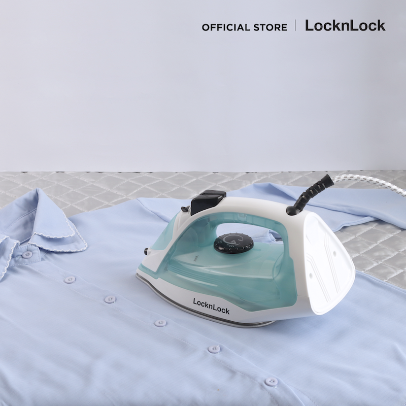 LocknLock เตารีดไอน้ำ Electric Steam Iron - ENI351LBLU