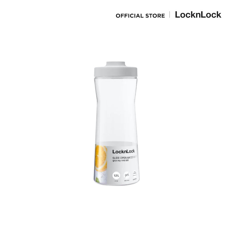 LocknLock กระบอกน้ำพลาสติก ฝาสไลด์ Slide Open Bottle 1.2 L - HAP823