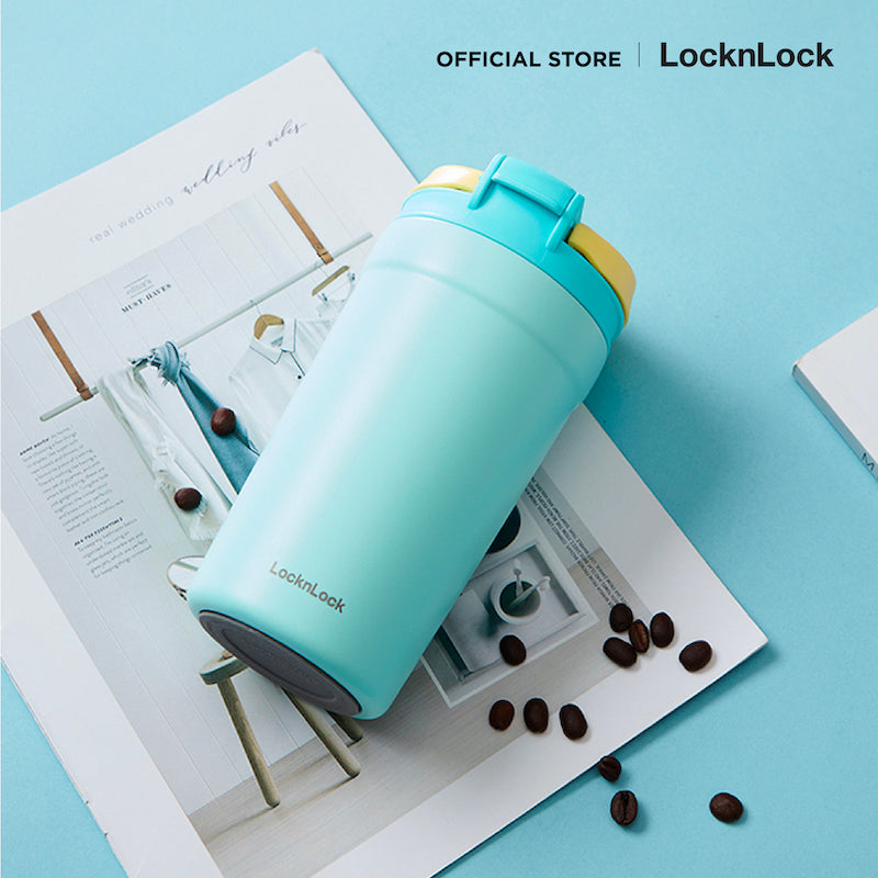 LocknLock Dual One-Touch Tumbler 430 ml. - LHC3282