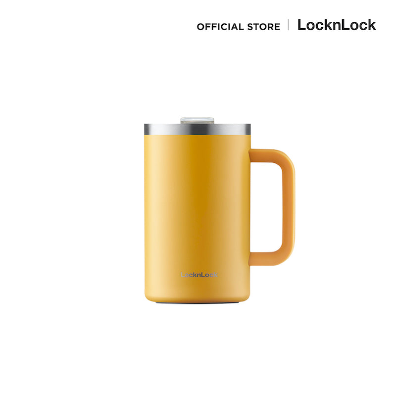 LocknLock แก้วน้ำเก็บอุณหภูมิ V Project Flat Table Mug 730 ml. - LHC4320