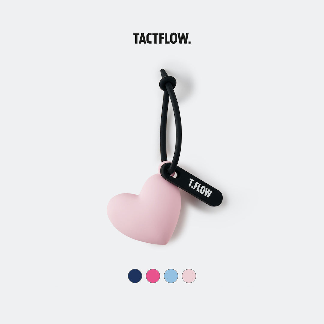 TACTFLOW พวงกุญแจซิลิโคน Silicone Keyring รุ่น HEART (TFC100)